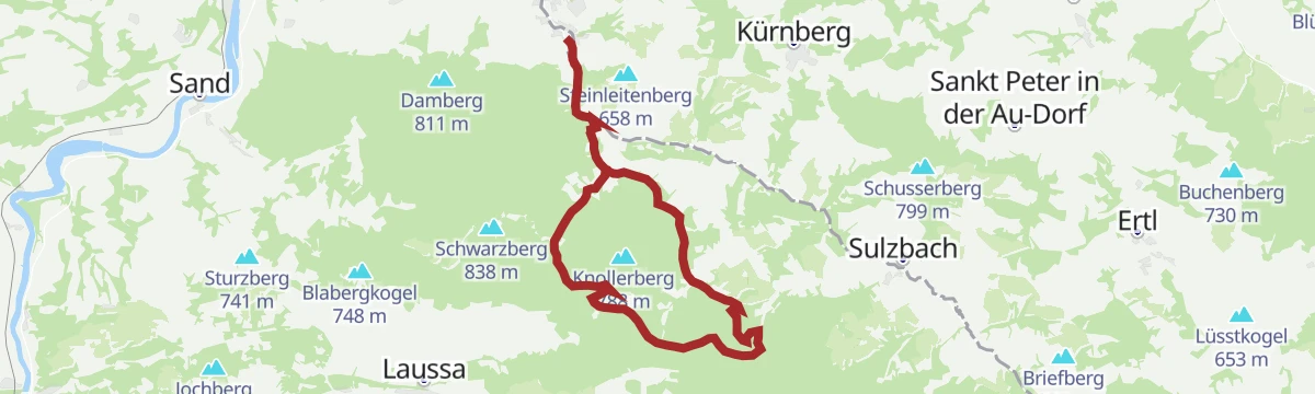 Route map: Durch die Kohlergräben
